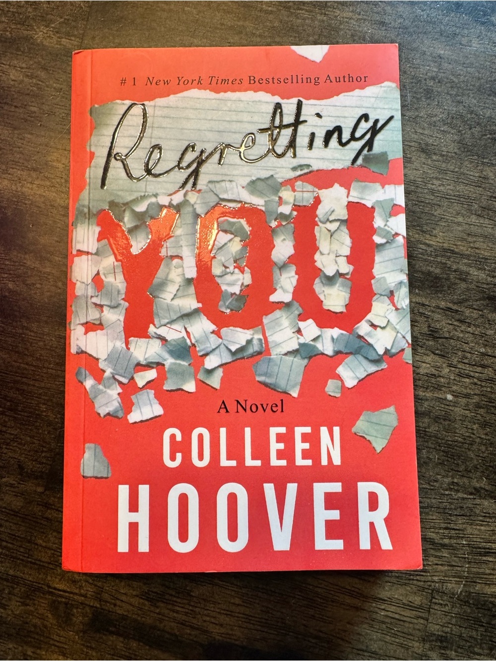Regretting You - Red Paperback Novel